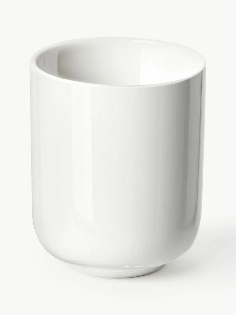 Westwing Collection Porzellan-Becher Nessa, 4 Stück