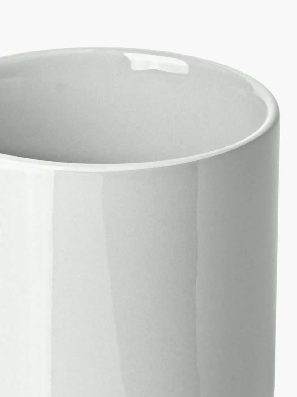Westwing Collection Porzellan-Becher Nessa, 4 Stück