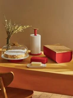 Alessi Porzellan-Etagere Mattina mit Deckel