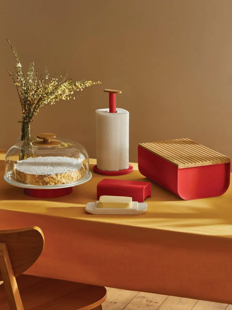 Alessi Porzellan-Etagere Mattina mit Deckel