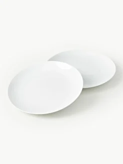 Westwing Collection Porzellan-Frühstücksteller Delight Modern, 4 Stück