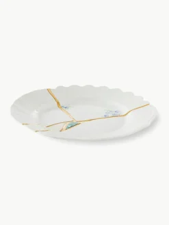 Seletti Porzellan-Frühstücksteller Kintsugi