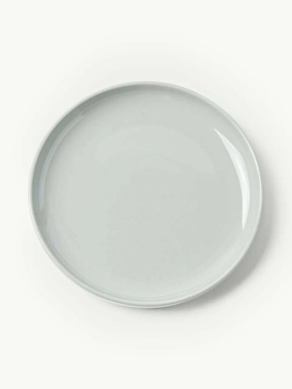 Westwing Collection Porzellan-Frühstücksteller Nessa, 4 Stück