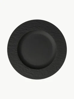 Villeroy & Boch Porzellan-Geschirr-Set Manufacture Rock, 2 Personen (6-tlg.)