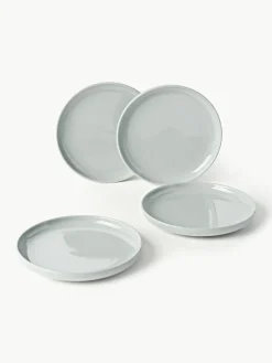 Westwing Collection Porzellan-Geschirr-Set Nessa, 4 Personen (12-tlg.)