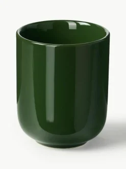 Westwing Collection Porzellan-Kaffeebecher Nessa, 4 Stück