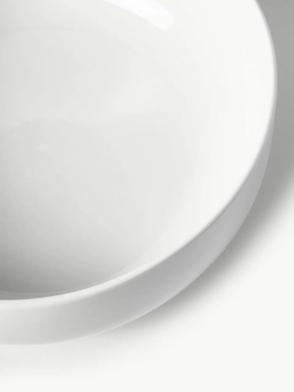 Westwing Collection Porzellan-Salatschüssel Nessa