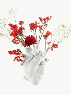 Seletti Porzellan-Vase Love in Bloom, H 25 cm
