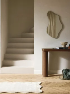 Westwing Collection Rahmenloser Wandspiegel Lia in organischer Form