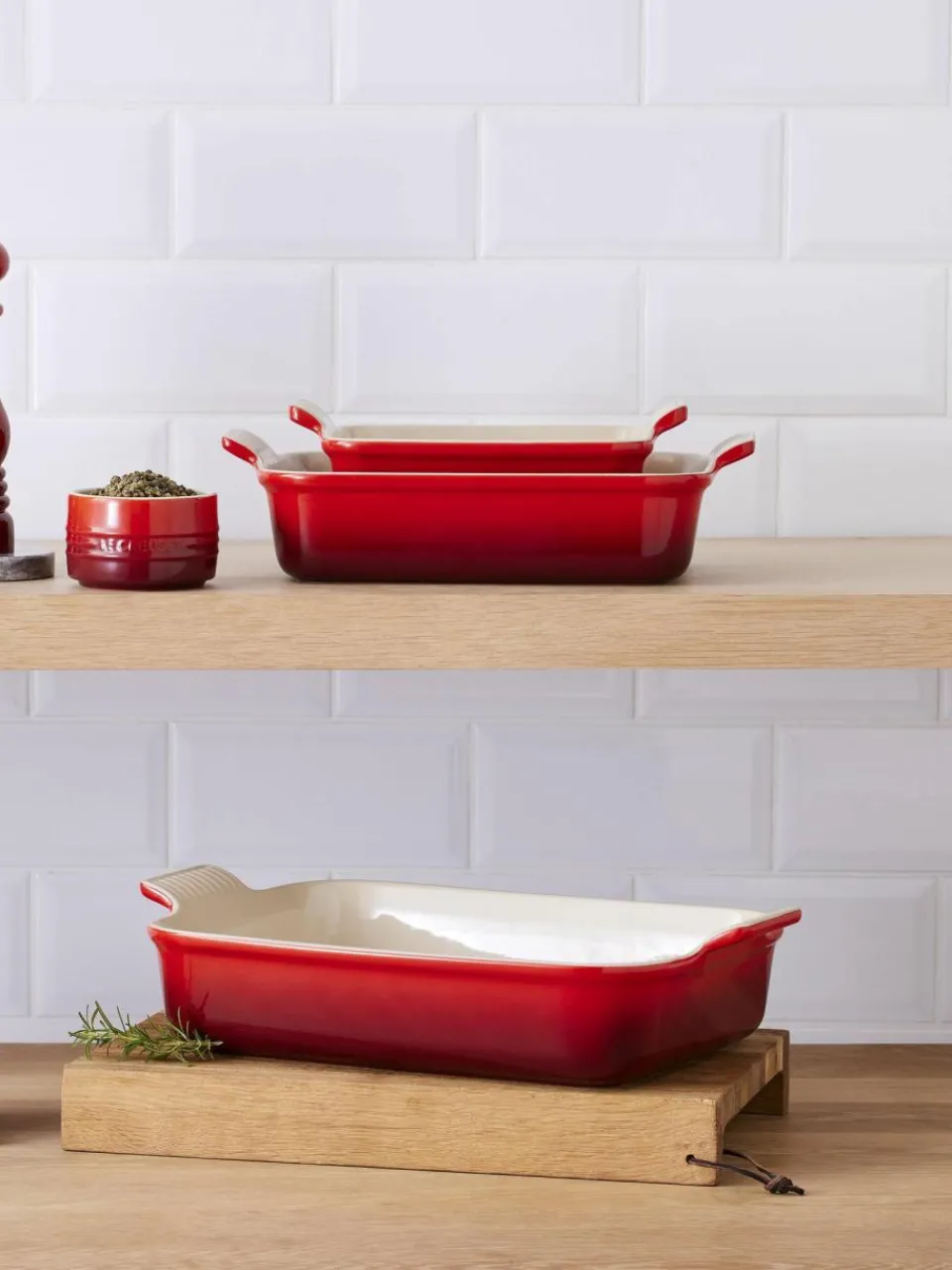 Le Creuset Rechteckige Auflaufform Tradition