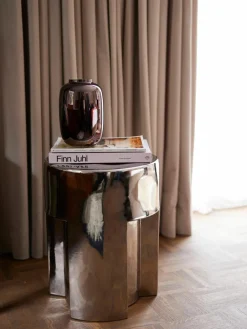 HKLIVING Runder Beistelltisch Argent