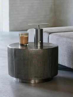 House Doctor Runder Couchtisch Rota mit Antik-Finish