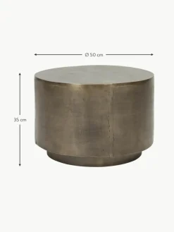 House Doctor Runder Couchtisch Rota mit Antik-Finish
