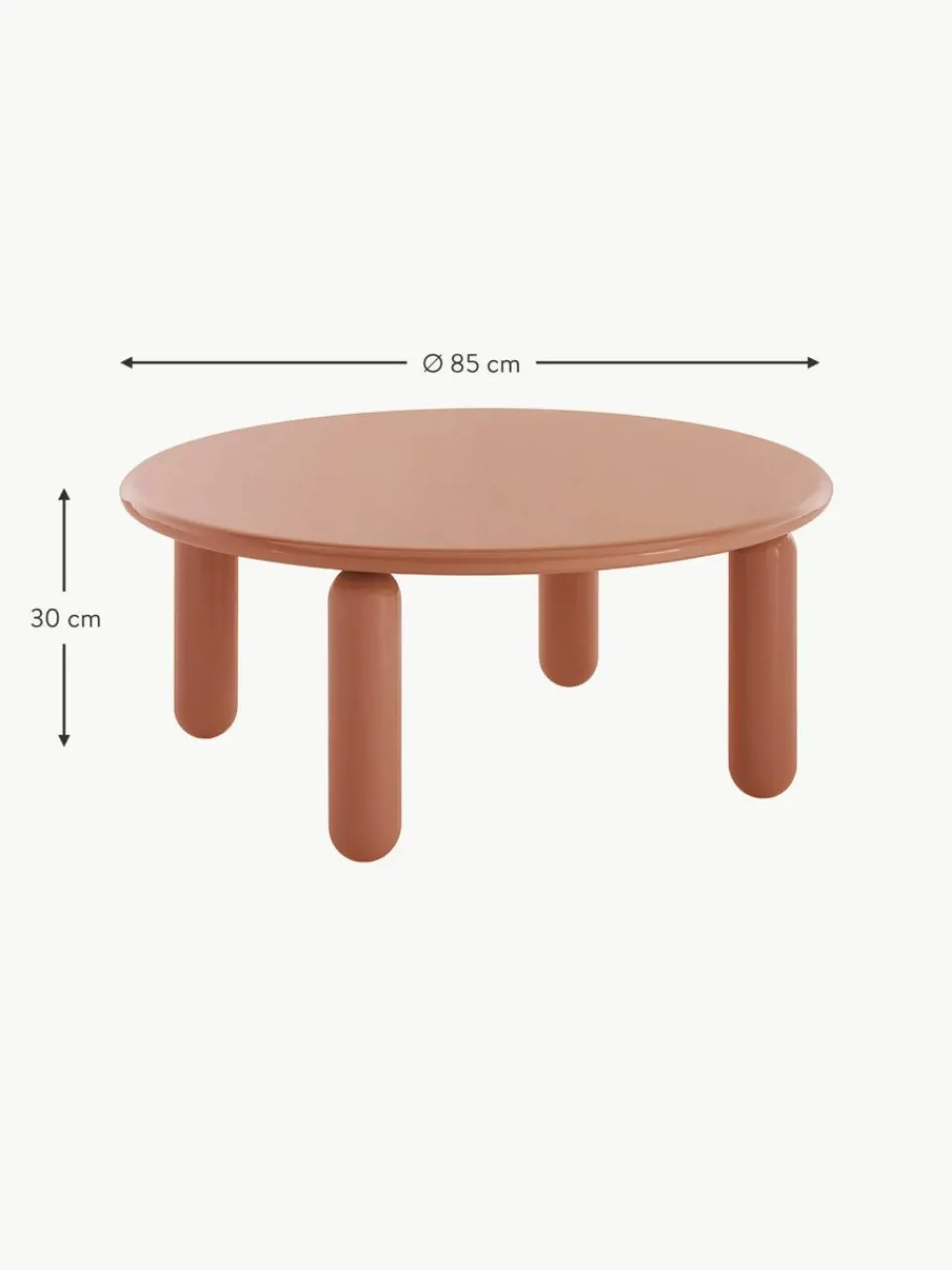 Kartell Runder Couchtisch Undique Mas