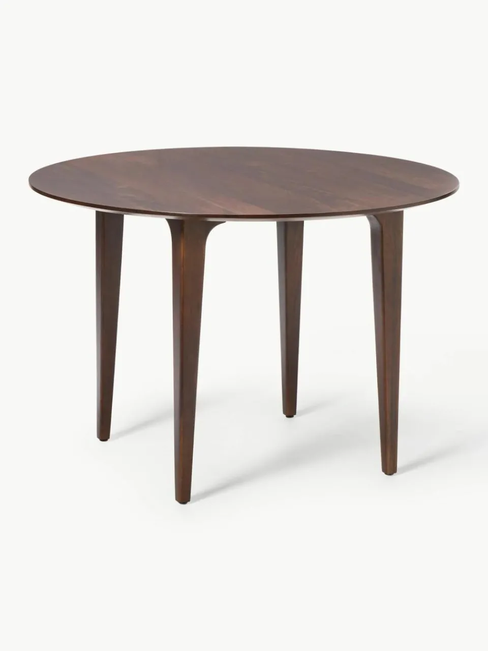 Westwing Collection Runder Esstisch Archie aus Mangoholz, Ø 110 cm