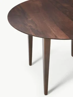 Westwing Collection Runder Esstisch Archie aus Mangoholz, Ø 110 cm