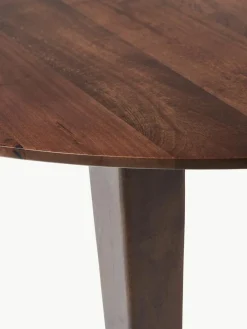 Westwing Collection Runder Esstisch Archie aus Mangoholz, Ø 110 cm