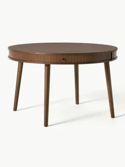 Westwing Collection Runder Esstisch Calary mit Stauraum, Ø 120 cm