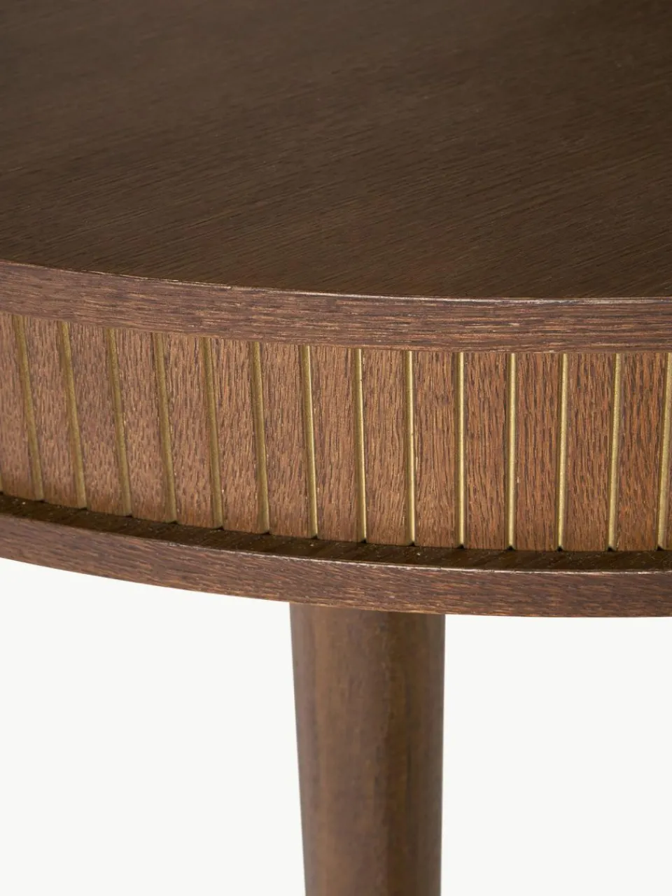 Westwing Collection Runder Esstisch Calary mit Stauraum, Ø 120 cm