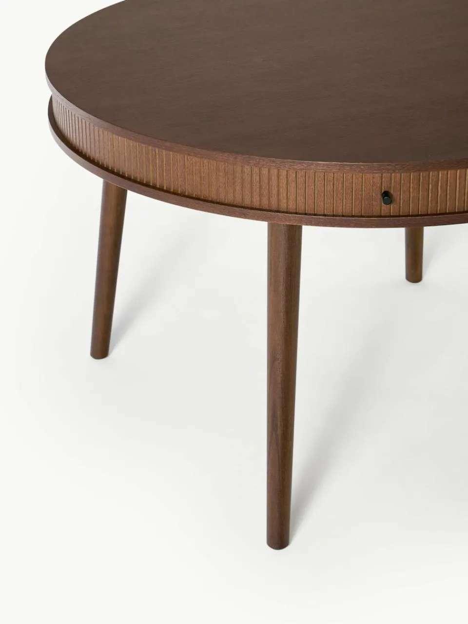 Westwing Collection Runder Esstisch Calary mit Stauraum, Ø 120 cm