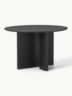 Westwing Collection Runder Esstisch Jolka aus Eichenholz, Ø 120 cm