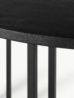 Westwing Collection Runder Esstisch Luca aus Mangoholz, in verschiedenen Größen