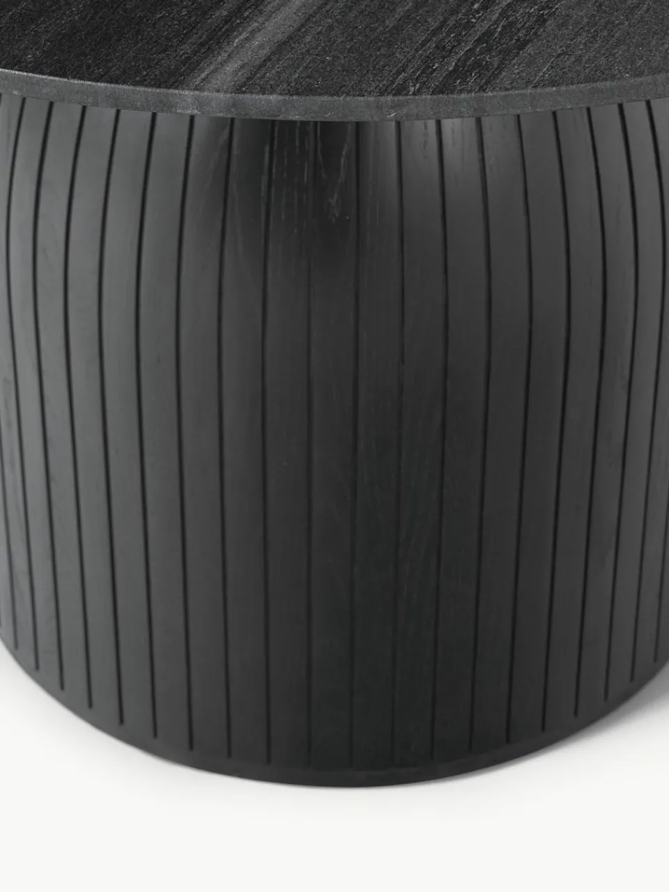 Westwing Collection Runder Esstisch Nelly mit Marmor-Tischplatte, Ø 115 cm