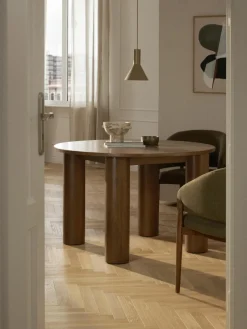 Westwing Collection Runder Esstisch Ohana aus Eichenholz, Ø 120 cm