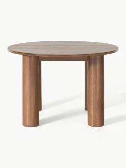 Westwing Collection Runder Esstisch Ohana aus Eichenholz, Ø 120 cm