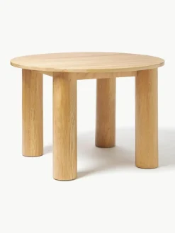 Westwing Collection Runder Esstisch Ohana aus Eichenholz, Ø 120 cm