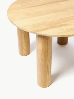 Westwing Collection Runder Esstisch Ohana aus Eichenholz, Ø 120 cm