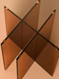 Westwing Collection Runder Glas-Esstisch Anouk, Ø 120 cm