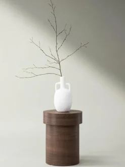 Westwing Runder Holz-Beistelltisch Malung