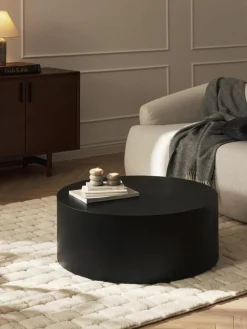 Westwing Collection Runder Holz-Couchtisch Dan