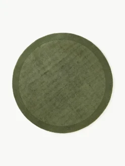 Westwing Collection Runder Kurzflor-Teppich Kari