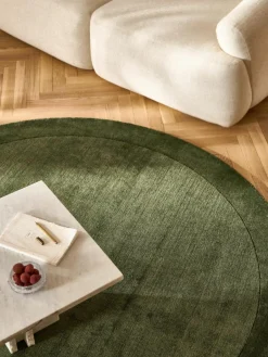 Westwing Collection Runder Kurzflor-Teppich Kari