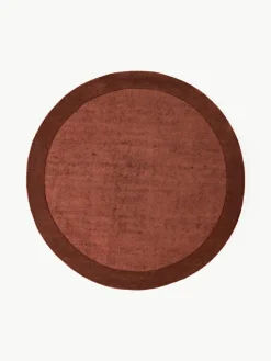 Westwing Collection Runder Kurzflor-Teppich Kari