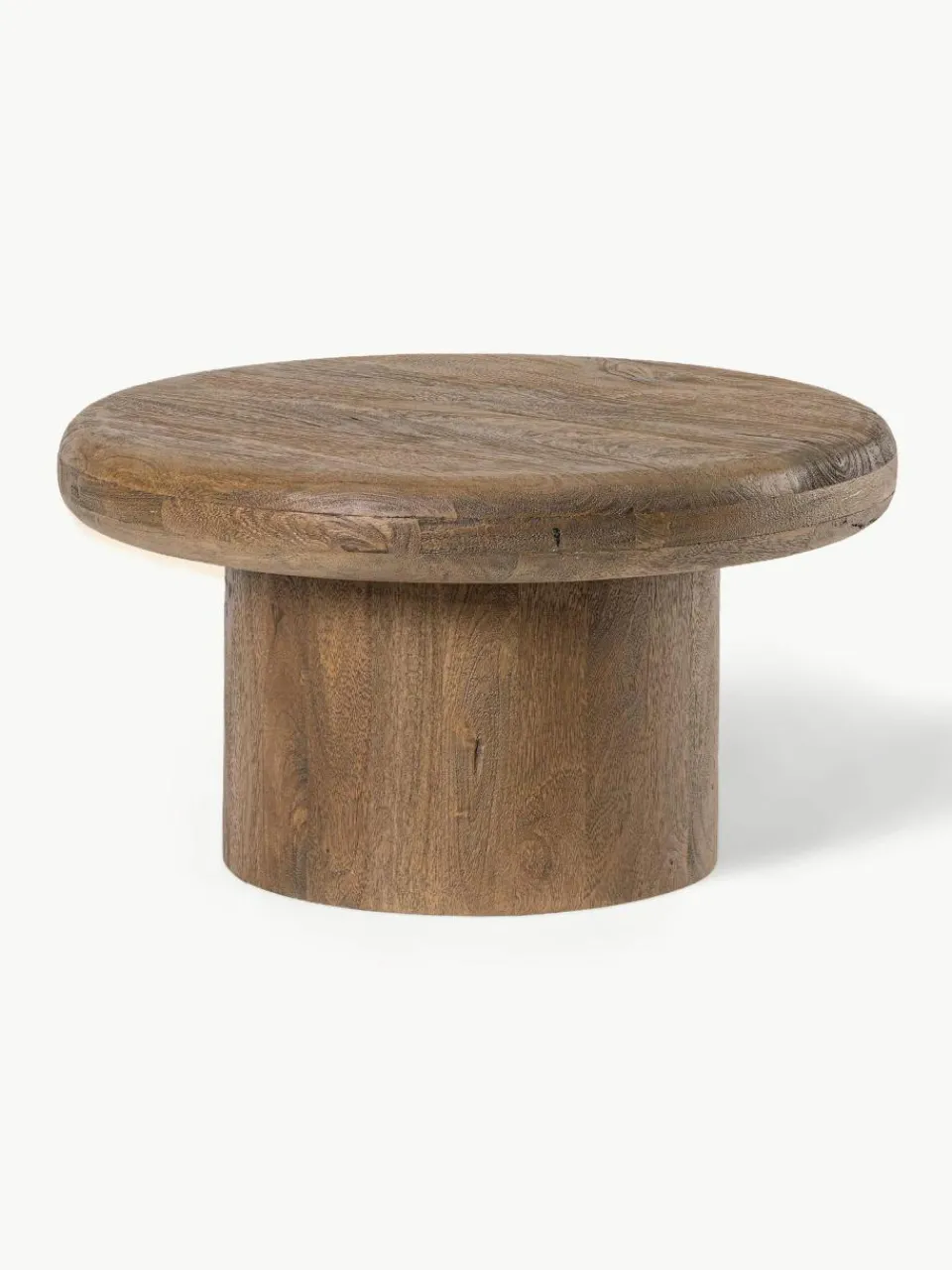 Bizzotto Runder Mangoholz-Couchtisch Lopez, in verschiedenen Größen