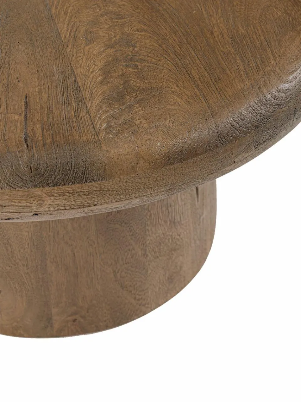 Bizzotto Runder Mangoholz-Couchtisch Lopez, in verschiedenen Größen