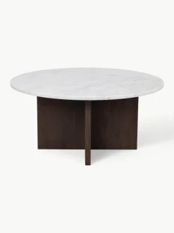Rowico Runder Marmor-Couchtisch Brooksville