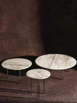 GUBI Runder Marmor-Couchtisch IOI, Ø 70 cm