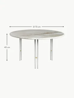 GUBI Runder Marmor-Couchtisch IOI, Ø 70 cm
