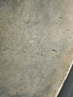 House Doctor Runder Metall-Beistelltisch Rota mit Antik-Finish