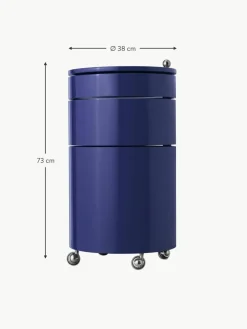 Verpan Runder Rollcontainer Barboy, Design Verner Panton