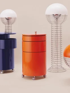 Verpan Runder Rollcontainer Barboy, Design Verner Panton