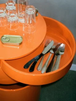 Verpan Runder Rollcontainer Barboy, Design Verner Panton