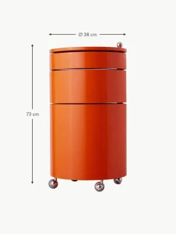 Verpan Runder Rollcontainer Barboy, Design Verner Panton