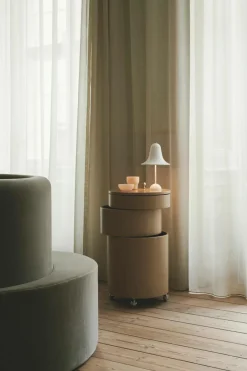 Verpan Runder Rollcontainer Barboy, Design Verner Panton