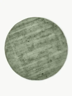 Westwing Collection Runder Viskoseteppich Jane, handgewebt