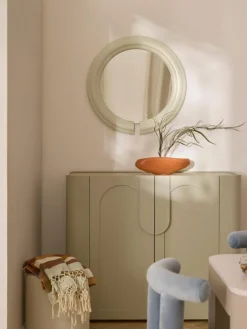 Westwing Collection Runder Wandspiegel Mael